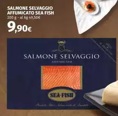 Sea fish - Salmone Selvaggio Affumicato Sea fish - Salmone Selvaggio Affumicato