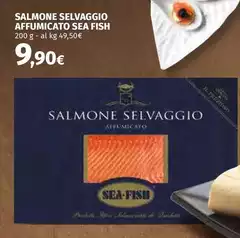 Sea fish - Salmone Selvaggio Affumicato Sea fish - Salmone Selvaggio Affumicato