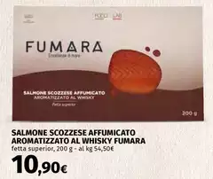 Fumara - Salmone Scozzese Affumicato Aromatizzato Al Whisky Fumara - Salmone Scozzese Affumicato Aromatizzato Al Whisky