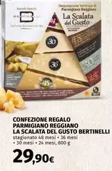 Bertinelli - Confezione Regalo Parmigiano Reggiano La Scalata Del Gusto Bertinelli - Confezione Regalo Parmigiano Reggiano La Scalata Del Gusto