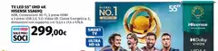 Hisense - Tv Led 55" UHD 4K 55A69Q Hisense - Tv Led 55" UHD 4K 55A69Q