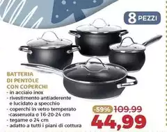 Batteria Di Pentole Con Coperchi Batteria Di Pentole Con Coperchi