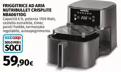 Nutribullet - Friggitrice Ad Aria Crisplite Nba0611DG Nutribullet - Friggitrice Ad Aria Crisplite Nba0611DG