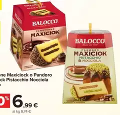 Balocco - Panettone Maxiciok O Pandoro Pistacchio Nocciola Balocco - Panettone Maxiciok O Pandoro Pistacchio Nocciola