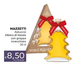Mazzetti - Astuccio Albero Di Natale Con Grappa Invecchiata Mazzetti - Astuccio Albero Di Natale Con Grappa Invecchiata