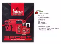 Intesa - Confezione Pour Homme Ginseng Intesa - Confezione Pour Homme Ginseng