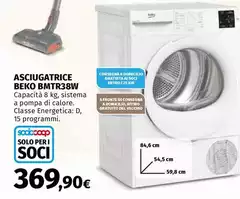 Beko - Asciugatrice Bmtr38w