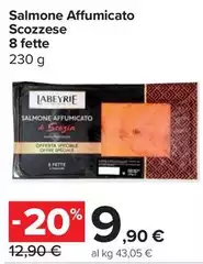 Labeyrie - Salmone Affumicato Scozzese 8 Fette Labeyrie - Salmone Affumicato Scozzese 8 Fette