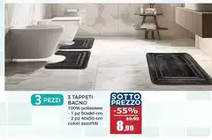3 Tappeti Bagno 3 Tappeti Bagno
