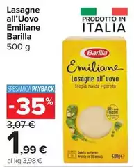 Barilla - Lasagne All'Uovo Emiliane Barilla - Lasagne All'Uovo Emiliane