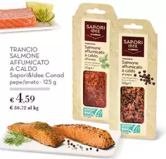 Cucina e Sapori - Trancio Salmone Affumicato A Caldo Cucina e Sapori - Trancio Salmone Affumicato A Caldo