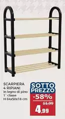 Scarpiera 4 Ripiani Scarpiera 4 Ripiani