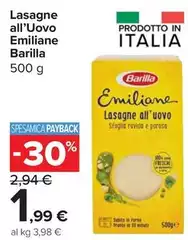 Barilla - Emiliane Lasagne All'Uovo Barilla - Emiliane Lasagne All'Uovo