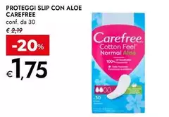 Carefree - Proteggi Slip Con Aloe