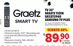 Graetz - Tv 32" GR32T2940 Graetz - Tv 32" GR32T2940