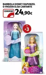 Disney - Bambola  Rapunzel O Frozen Elsa Cantante