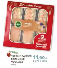 Vogliazzi - Tartine Gamberi E Salmone Vogliazzi - Tartine Gamberi E Salmone