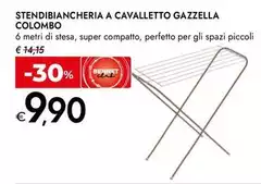 Colombo - Stendibiancheria A Cavalletto Gazzella