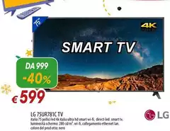 LG - 75UR781C TV LG - 75UR781C TV