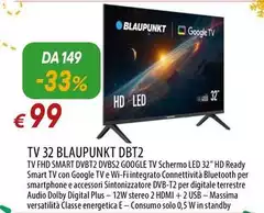 Blaupunkt - Tv 32 DBT2 Blaupunkt - Tv 32 DBT2