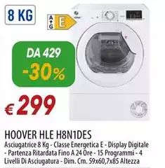 Hoover - HLE H8N1DES Hoover - HLE H8N1DES