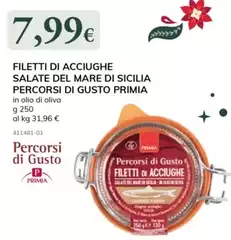 Primia - Filetti Di Acciughe Salate Del Mare Di Sicilia Percorsi Di Gusto Primia - Filetti Di Acciughe Salate Del Mare Di Sicilia Percorsi Di Gusto