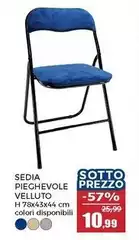 Sedia Pieghevole Velluto Sedia Pieghevole Velluto