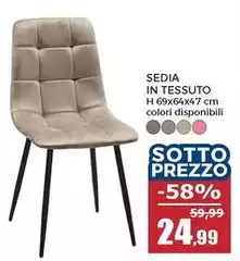 Sedia In Tessuto Sedia In Tessuto