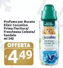Coccolino - Profumo Per Bucato Elixir  Prima Fioritura/ Freschezza Celeste/ Sandalo