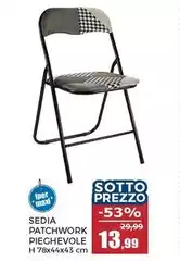 Iper - Sedia Patchwork Pieghevole Iper - Sedia Patchwork Pieghevole