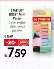 Stabilo - Boss Mini Pastel