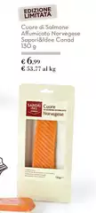 Cuore - Di Salmone Affumicato Norvegese Sapori&Idee Cuore - Di Salmone Affumicato Norvegese Sapori&Idee