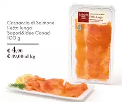 Conad - Carpaccio Di Salmone Fetta Lunga Sapori&Idee Conad - Carpaccio Di Salmone Fetta Lunga Sapori&Idee