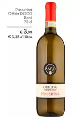Passerina Offida DOCG Passerina Offida DOCG