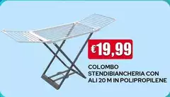 Colombo - Stendibiancheria Con Ali 20 M In Polipropilene