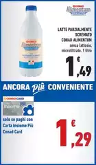 Conad - Latte Parzialmente Scremato Alimentum Conad - Latte Parzialmente Scremato Alimentum