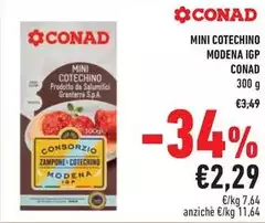 Conad - Mini Cotechino Modena IGP Conad - Mini Cotechino Modena IGP