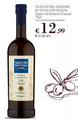 Olio Extra Vergine Di Oliva IGP Sicilia Sapori & Dintorni Olio Extra Vergine Di Oliva IGP Sicilia Sapori & Dintorni