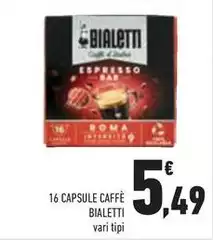 Bialetti - 16 Capsule Caffè Bialetti - 16 Capsule Caffè