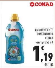 Conad - Ammorbidente Concentrato Conad - Ammorbidente Concentrato