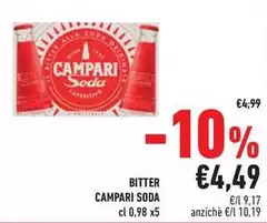 Campari - Bitter Soda Campari - Bitter Soda