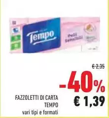 Tempo - Fazzoletti Di Carta Tempo - Fazzoletti Di Carta