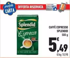 Splendid - Caffè Espresso Splendid - Caffè Espresso