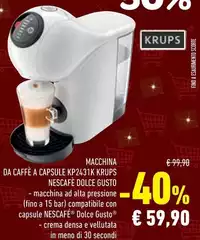 Krups - Macchina Da Caffè A Capsule Kp2431k Krups - Macchina Da Caffè A Capsule Kp2431k