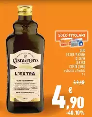 Costa d'Oro - Olio Extra Vergine Di Oliva Costa d'Oro - Olio Extra Vergine Di Oliva