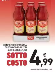Mutti - Confezione Passata Di Pomodoro Mutti - Confezione Passata Di Pomodoro