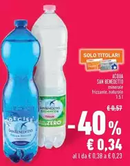 San Benedetto - Acqua San Benedetto - Acqua