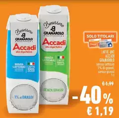 Granarolo - Latte UHT Accadi