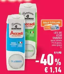 Granarolo - Latte UHT Accadi Granarolo - Latte UHT Accadi
