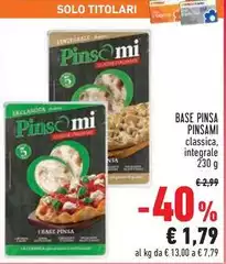 Pinsami - Base Pinsa Pinsami - Base Pinsa